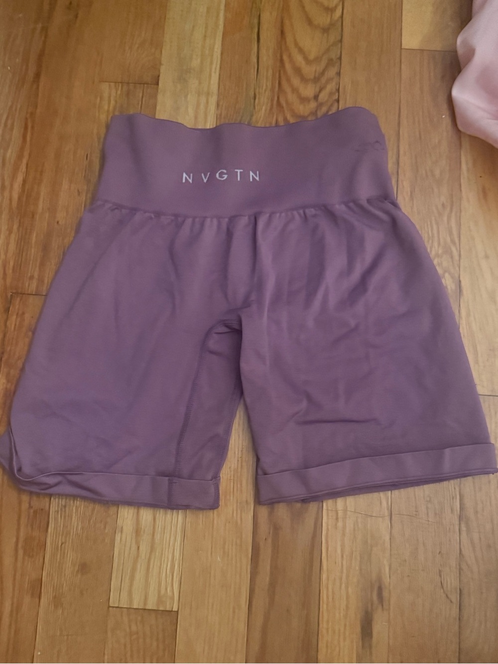 NVGTN High-Rise Mauve Bike Shorts